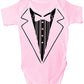 Tuxedo Baby Onesie Vest Babygrow