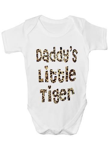 Daddy's Little Tiger Baby Onesie Vest