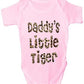 Daddy's Little Tiger Baby Onesie Vest
