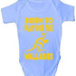 Born To Play For Wallabies Rugby Sport Baby Onesie Vest