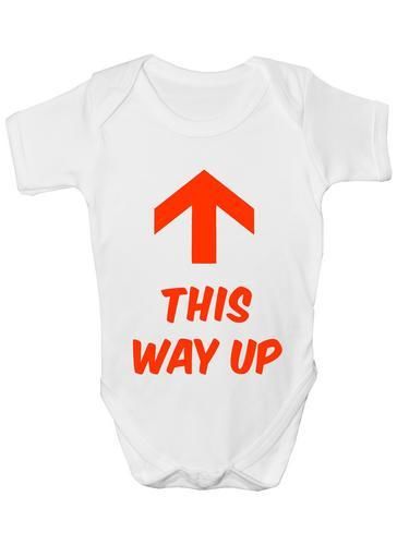 This Way Up Baby Onesie Vest