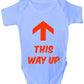 This Way Up Baby Onesie Vest