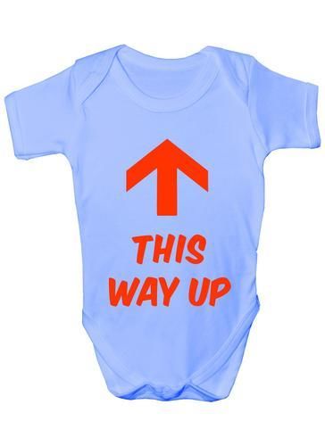This Way Up Baby Onesie Vest