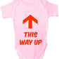 This Way Up Baby Onesie Vest