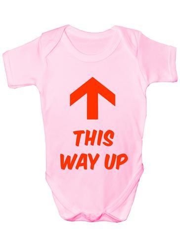 This Way Up Baby Onesie Vest