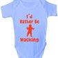 I'd Rather Be Walking Baby Onesie Vest
