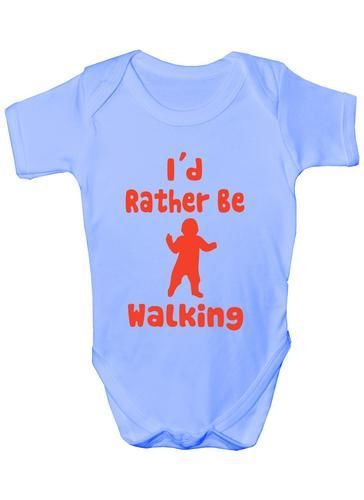I'd Rather Be Walking Baby Onesie Vest