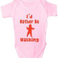 I'd Rather Be Walking Baby Onesie Vest