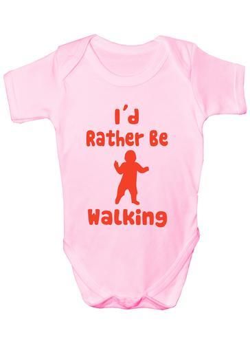 I'd Rather Be Walking Baby Onesie Vest