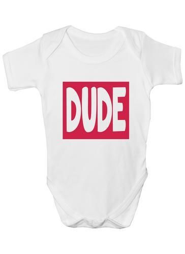 Dude Baby Onesie Vest