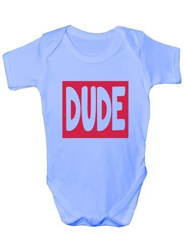 Dude Baby Onesie Vest