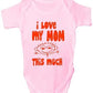 I Love My Mom This Much Baby Onesie Vest