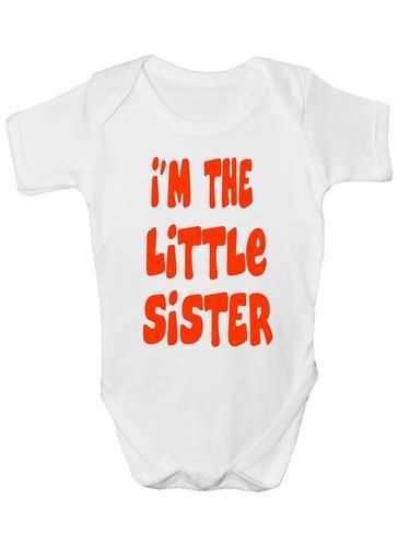 I'm The Little Sister Baby Onesie Vest