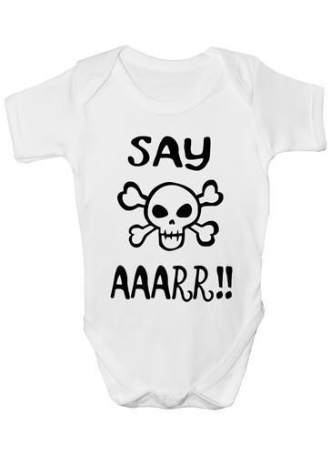 Say Aaarr Pirate Baby Onesie Vest