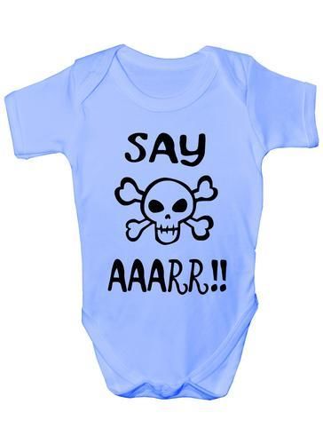 Say Aaarr Pirate Baby Onesie Vest