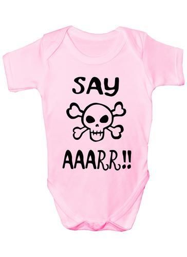 Say Aaarr Pirate Baby Onesie Vest