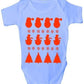 Christmas Scene Santa Baby Onesie Vest