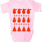 Christmas Scene Santa Baby Onesie Vest