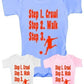 Steps To a Footballer Football Funny Baby Onesie Vest