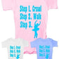 Steps To a Ballerina Ballet Baby Onesie Vest