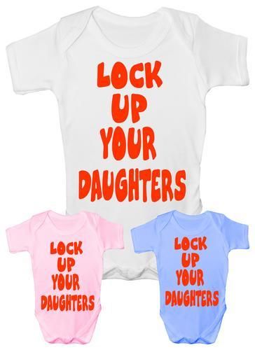Lock Up Your Daughters Baby Onesie Vest