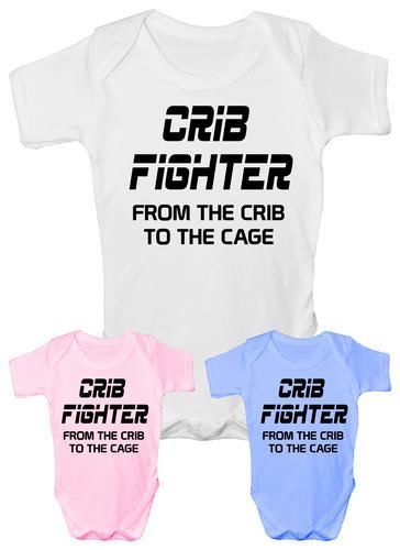 Crib Fighter UFC/MMA Babygrow Babies