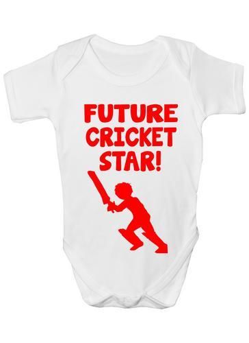 Future Cricket Star Sport Baby Onesie Vest