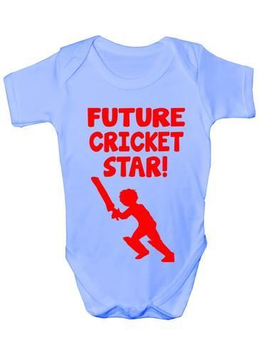 Future Cricket Star Sport Baby Onesie Vest
