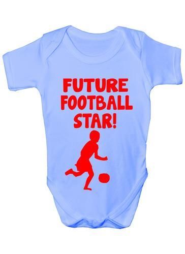 Future Football Star Sport Funny Baby Onesie Vest