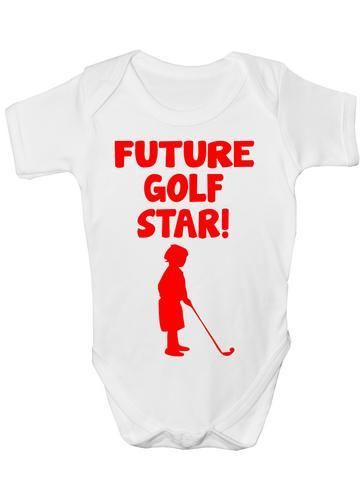 Future Golf Star Sport Baby Onesie Vest