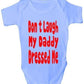 Don't Laugh Daddy Dressed Me Baby Onesie Vest
