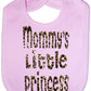 Mommy's Little Princess In Animal Print Baby Bib