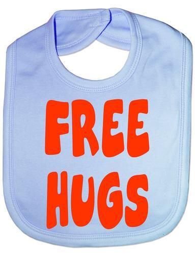 Free Hugs Baby Bib