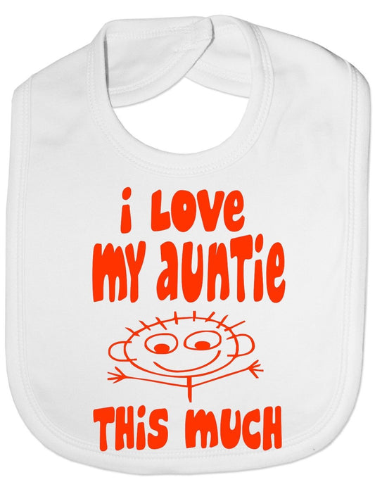 I Love My Auntie This Much Baby Bib