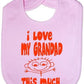 I Love My Grandad This Much Baby Bib