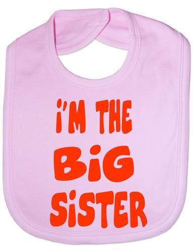 I'm The Big Sister Baby Bib