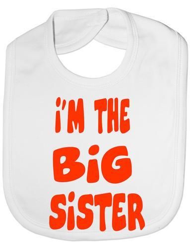 I'm The Big Sister Baby Bib