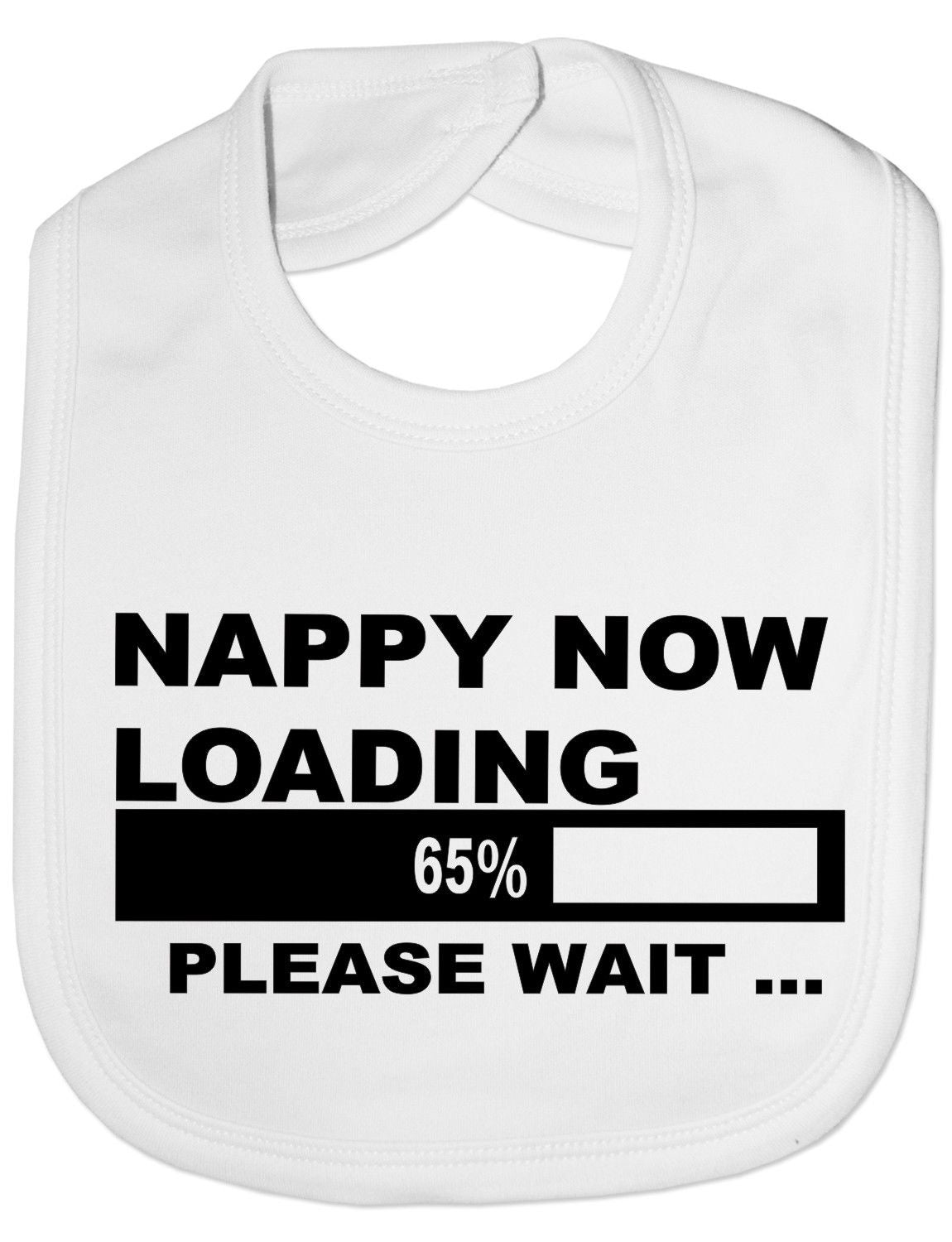 Nappy Now Loading Baby Bib