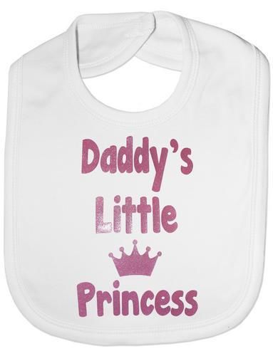 Daddy's Little Princess Baby Bib