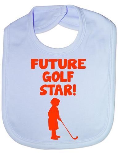 Future Golf Star Baby Bib