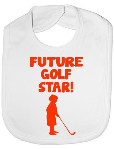 Future Golf Star Baby Bib