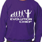 Evolution Of A Chef Funny Adult Sweatshirt