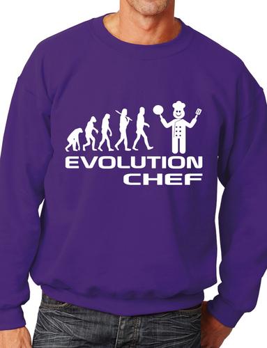 Evolution Of A Chef Funny Adult Sweatshirt