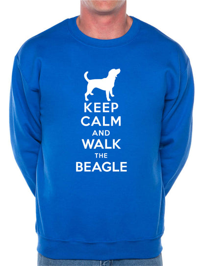 Keep Calm Walk The Beagle Sweatshirt