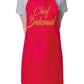 Chief Bridesmaid Wedding Favour Gift Hen Party Funny BBQ Apron