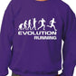 Evolution Of Running Runner Jogger Unisex Sweatshirt