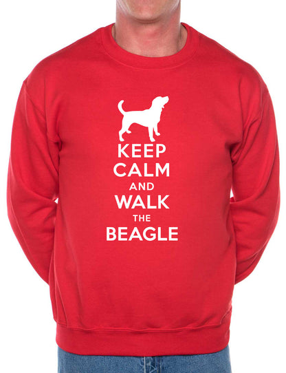 Keep Calm Walk The Beagle Sweatshirt