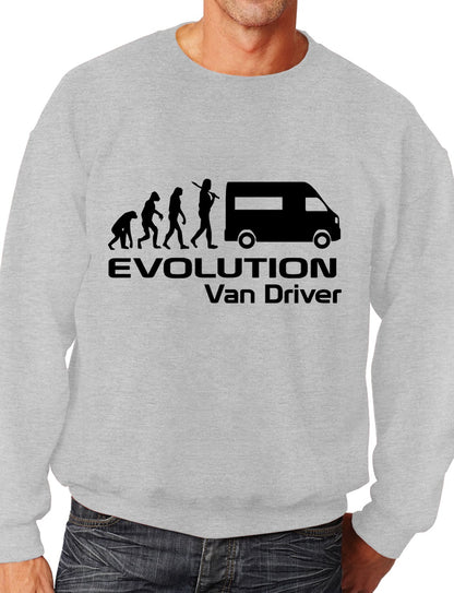 Evolution Of A Van Driver Unisex Sweatshirt