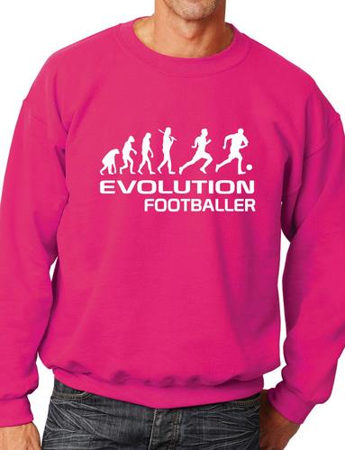 Evolution Of Footballer Unisex Sweatshirt