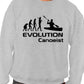 Evolution Of Canoesit Kayak Funny Sweatshirt